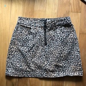 Urban Outfitters Leopard Skirt